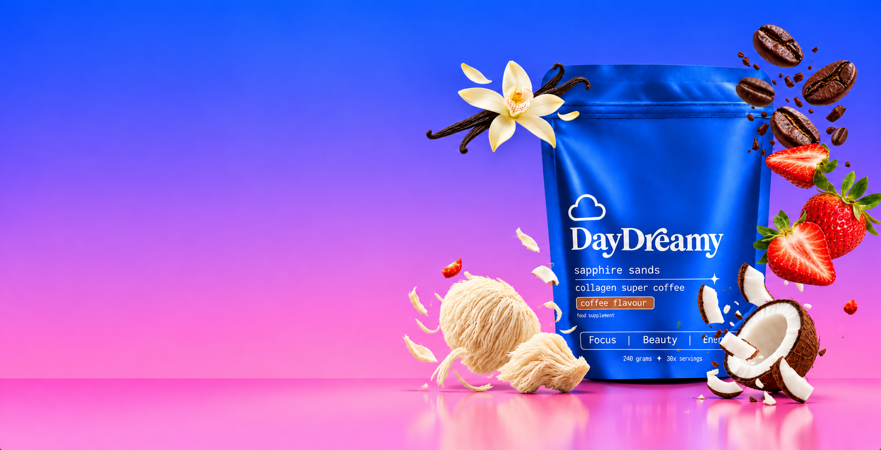 DayDreamy Sapphire Sands Collagen Super Coffee
